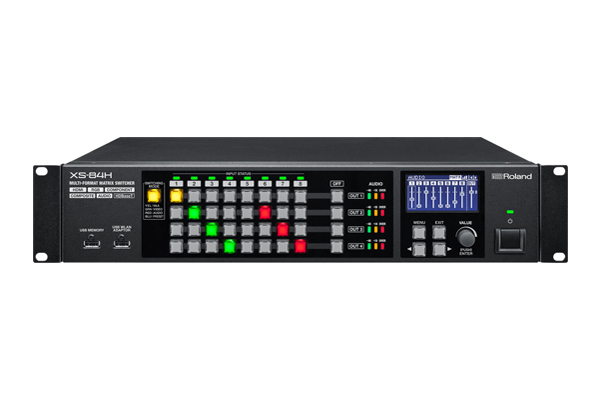 Roland XS-62S Pro A/V 6-Channel HD Video Switcher with Audio Mixer