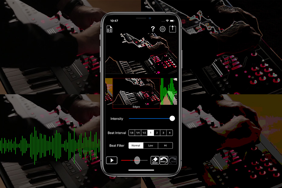 Beat Sync Maker iOS App ～ DJやダンス・ミュージックの動画のビートに合わせて視覚効果を加えるiOSアプリ登場 ～