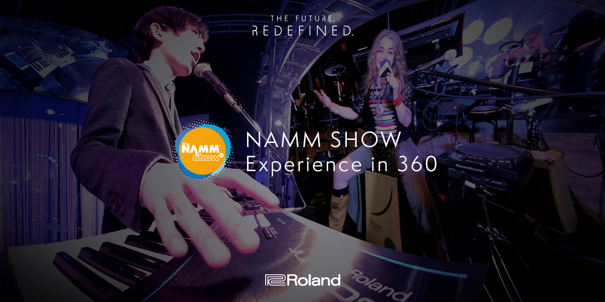 NAMM Show Experience in 360 Roland